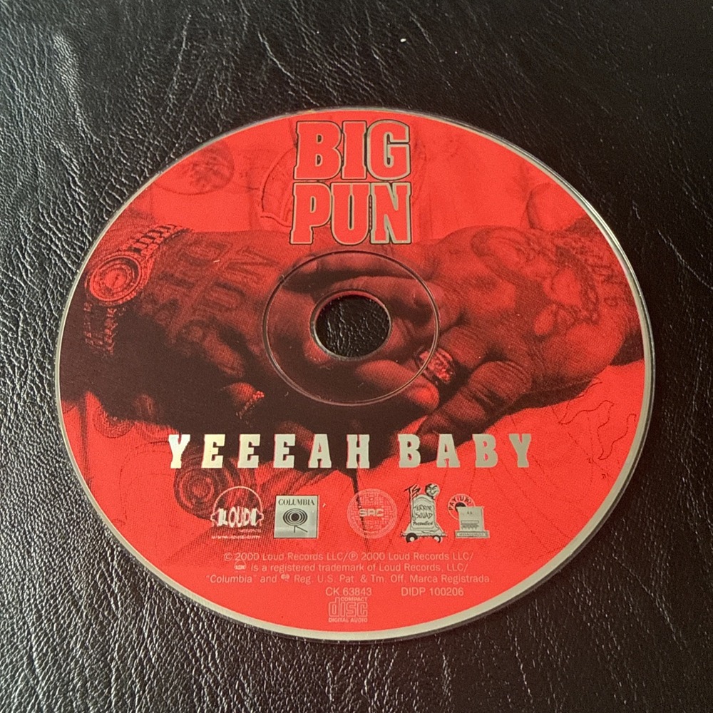 Big Pun Yeeeah Baby CD Rap Hip Hop Terror Squad Columbia Disc Only